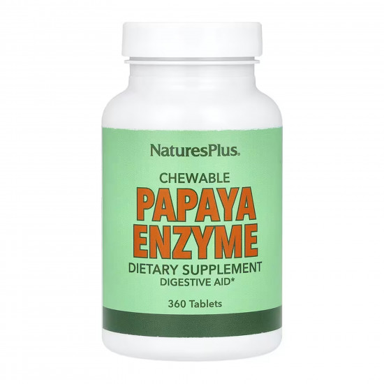 Nature's Plus Papaya Enzyme - 360 tabs 2023-10-6839