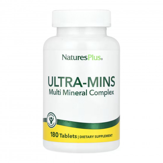 Nature's Plus Ultra-Mins Multi Mineral Complex - 180 caps 2023-10-6833