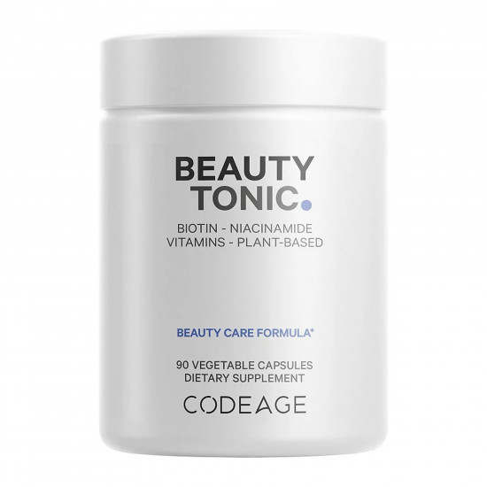Codeage Beauty Tonic Biotin Supplement + Vitamins & Minerals - 90 vcaps 2023-10-7620