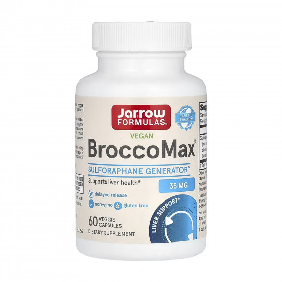 Jarrow Formulas BroccoMax 17.5 mg - 60 vcaps 2023-10-5586