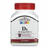 D3 50 mcg (2000 IU) - 110 tabs