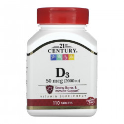 D3 50 mcg (2000 IU) - 110 tabs