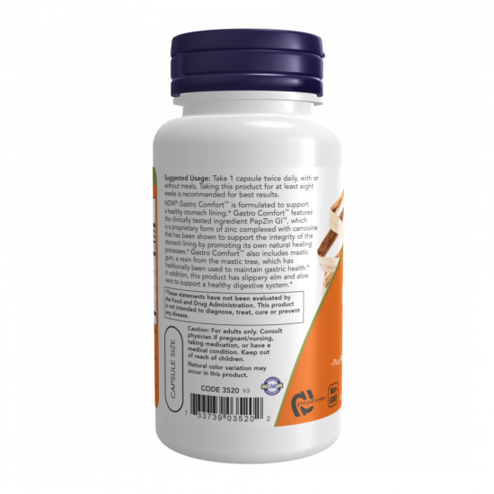 Now Foods Gastro Comfort With Pepzin Gi - 60 vcaps 2022-10-1411