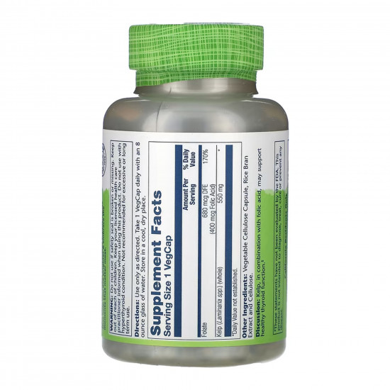 Solaray Kelp 550mg - 180 vcaps 2023-10-6772