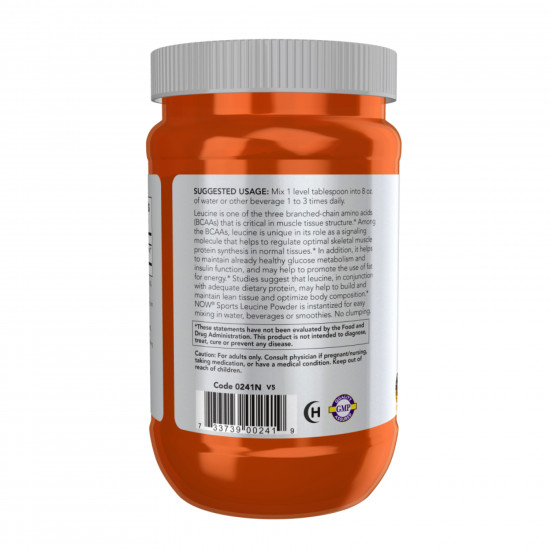 Now Foods L-Leucine Powder - 255g 2023-10-4528