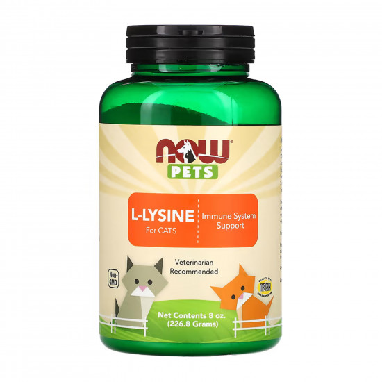 Now Foods L-Lysine Powder - 226.8g 2023-10-6862