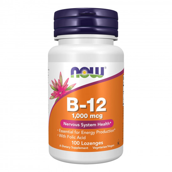 Now Foods B-12 1000mcg - 100 lozengels 100-17-9896251-20