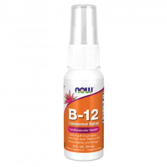 Now Foods Vitamin B-12 Liposomal Spray - 59ml (2oz) 2022-10-2630 Now Foods Vitamin B-12 Liposomal Spray - 59ml (2oz) 2022-10-2630