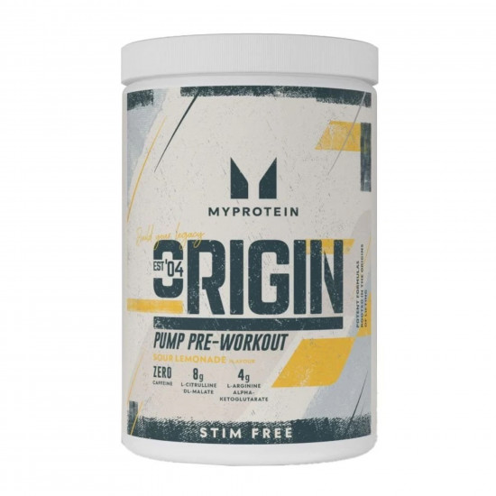 Myprotein Origin Pre Workout Stim-Free Sour - 30 serv Lemonade 2023-10-7589
