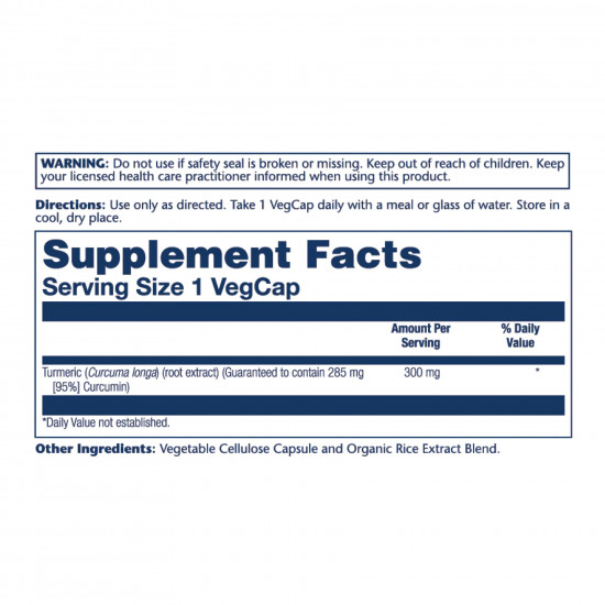 Solaray Turmeric Root Extract 300m - 60 vcaps 2022-10-1784