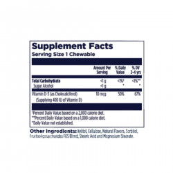 Vitamin D-Rex 10mcg - 90 сhewable Bubble Gum