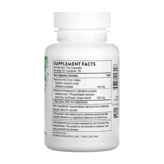 Thorne Berberine - 60 caps 2023-10-3657