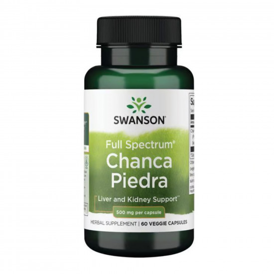 Full Spectrum Chanca Piedra 500mg - 60 vcaps Full Spectrum Chanca Piedra 500mg - 60 vcaps