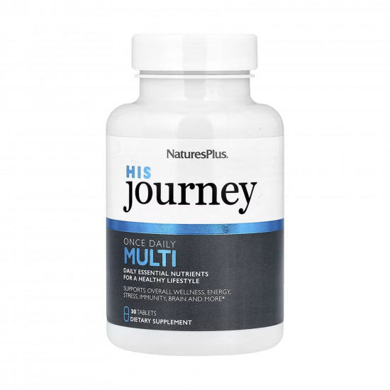 Nature's Plus His Journey Once Daily Multi - 30 tabs 2023-10-5538