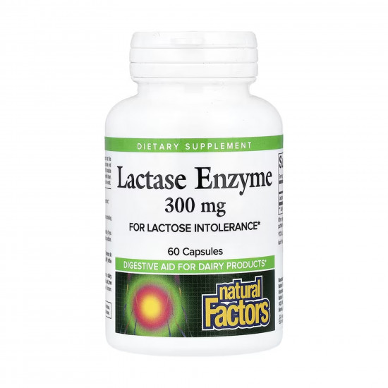 Natural Factors Lactase Enzyme - 60 caps 2023-10-6540