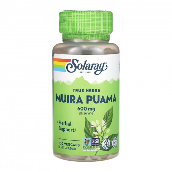 Solaray Muira Puama 300mg - 100 vcaps 2023-10-6723