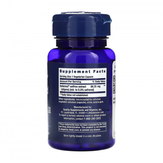 Life Extension Optimized Saffron - 60 vcaps 2023-10-5206