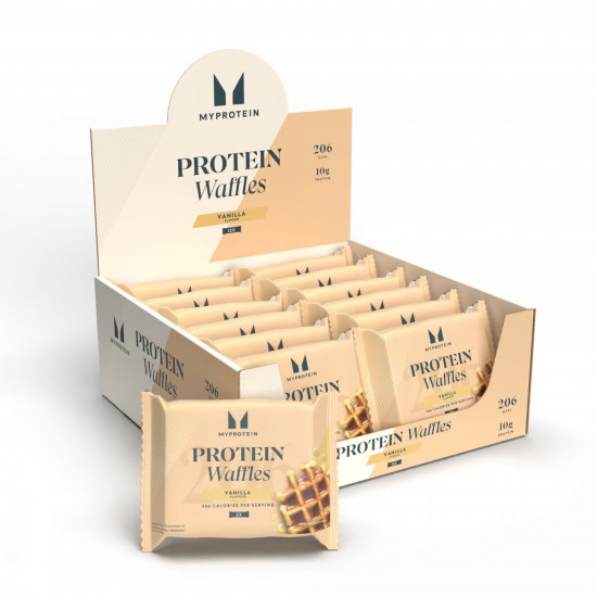 Myprotein Protein Waffles - 12x50g Vanilla 2023-10-7528