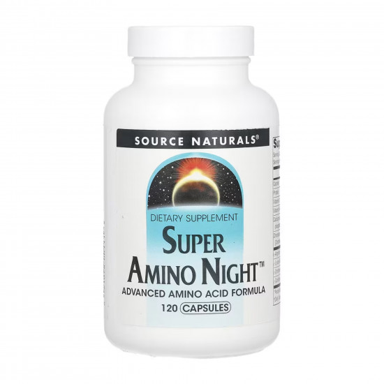 Source Naturals Super Amino Night™ - 120 caps (До 11.26) 2024-11-0412