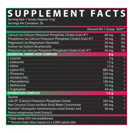 Nutrex EAA Hydration - 30srv Apple Pear 100-63-1554638-20