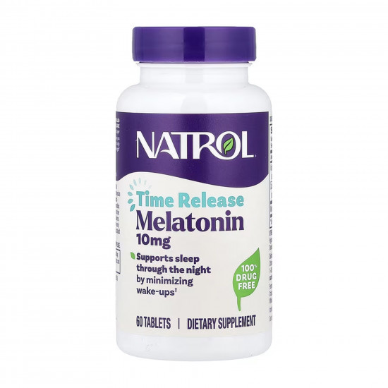 NATROL Advanced Sleep Melatonin 10mg - 60 tab 100-13-0525184-20