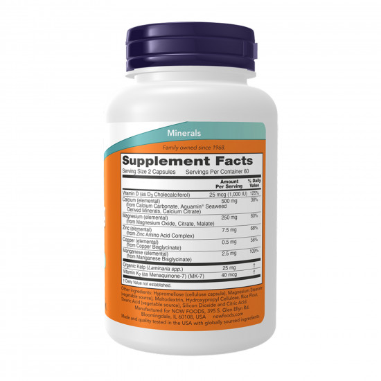 Now Foods Cal-Mag Caps - 240 caps 2023-10-7480