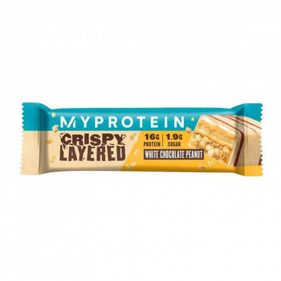 Myprotein Crispy Layered - 58g White Chocolate Peanut (Поштучно) (До 05.26) 2024-11-0137