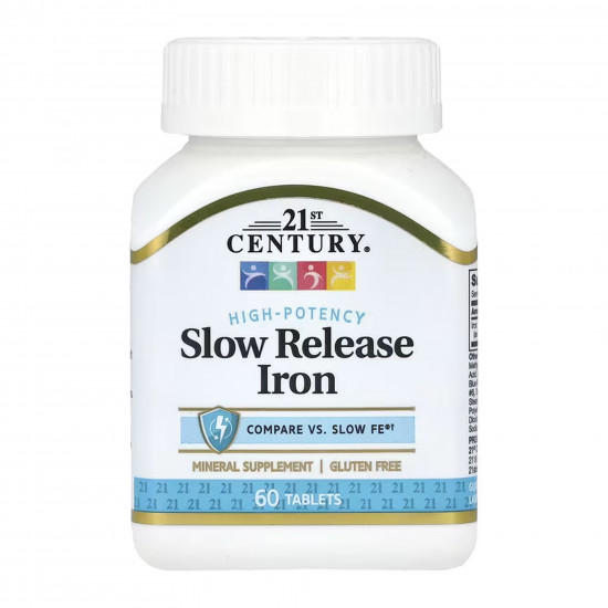 21st Century Iron Slow Release - 60 tabs 100-71-1150045-20