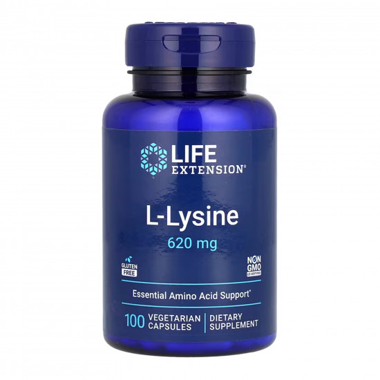 Life Extension L-Lysine 620 mg - 100 vcaps 2023-10-6813
