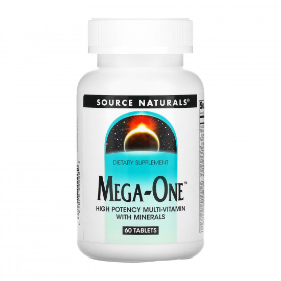 Source Naturals Mega-One™ - 60 tabs (Пошкоджена етикетка) 2024-11-0189
