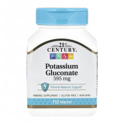 Potassium Gluconate 595 mg - 110 tabs