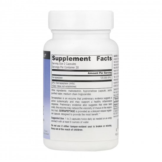 Source Naturals Serrapeptase - 60 caps 2023-10-6151