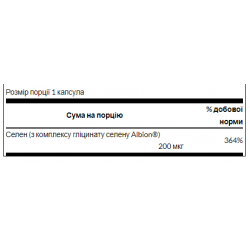 Chelated Selenium Complex 200 mcg - 90 Caps
