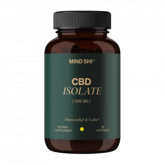 Mind Shi CBD Isolate 1500 mg - 60 softgels 2023-10-5111