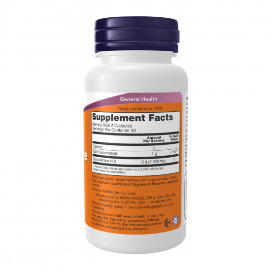Now Foods Glucosamine '1000' - 180 caps (Повреждена этикетка) 2024-11-0190