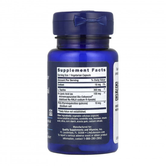 Life Extension Mitochondrial Basics with PQQ - 30 vcaps 2023-10-5208