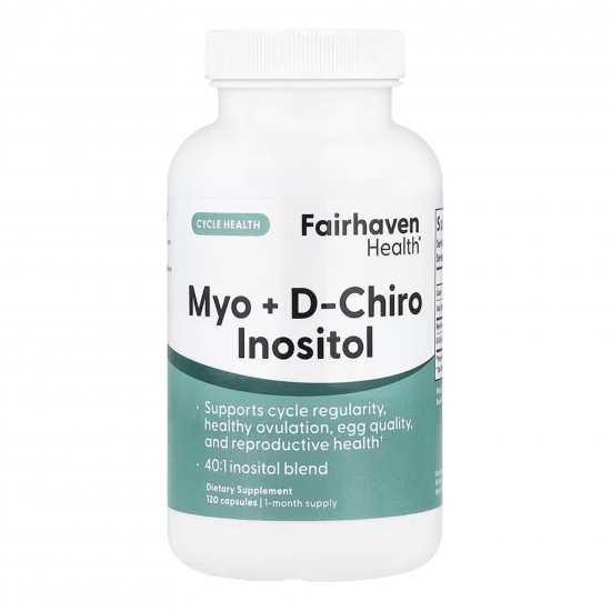 Fairhaven Health Myo + D-Chiro Inositol - 120 caps 2023-10-4757