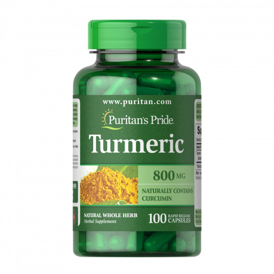Puritans Pride Turmeric 800 mg - 100 caps 2023-10-6443