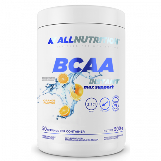 Allnutrition BCAA Max Support Instant - 500g Orange 100-18-1496008-20 Allnutrition BCAA Max Support Instant - 500g Orange 100-18-1496008-20