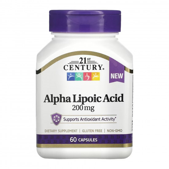 21st Century Alpha Lipoic Acid 200 mg - 60 caps 2023-10-7085