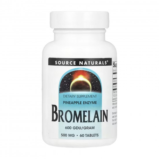 Source Naturals Bromelain 600 GDU - 60 tabs 2023-10-6481