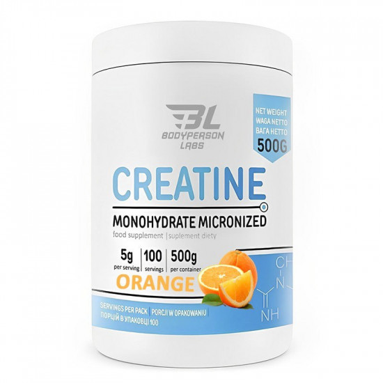 Bodyperson Labs Creatine monohydrate - 500g Orange (Повреждена банка) 2023-10-3306