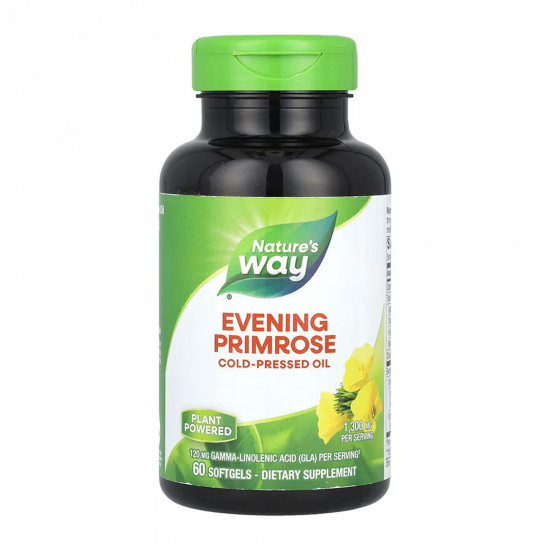 Nature's Way Evening Primrose Oil 1300 mg - 60 softgels 2023-10-6425