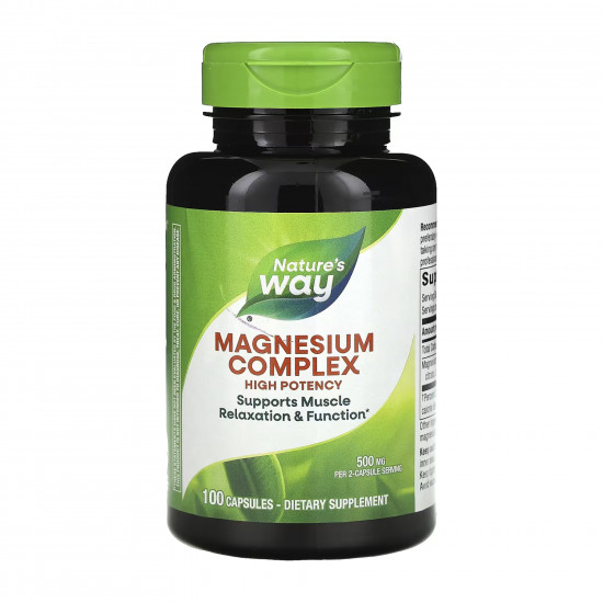 Nature's Way Magnesium Complex - 100 caps 2023-10-3202 Nature's Way Magnesium Complex - 100 caps 2023-10-3202