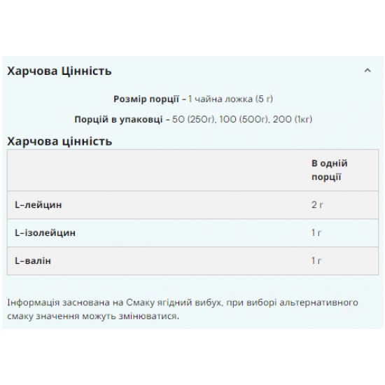 Myprotein BCAA 2-1-1 Essential - 500g 100-43-1317070-20
