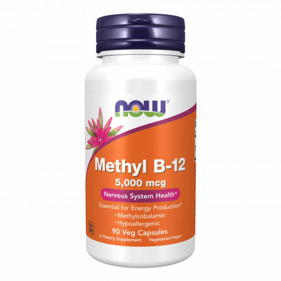 Now Foods Methyl B-12 5000mcg - 90 vcaps 2022-10-2567