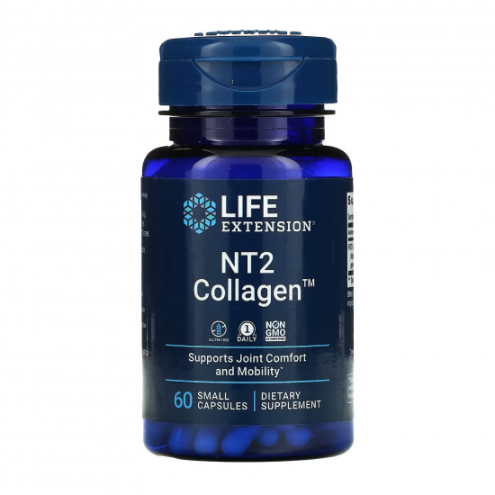 Life Extension NT2 Collagen™ 40 mg - 60 small caps 2022-10-1957 Life Extension NT2 Collagen™ 40 mg - 60 small caps 2022-10-1957