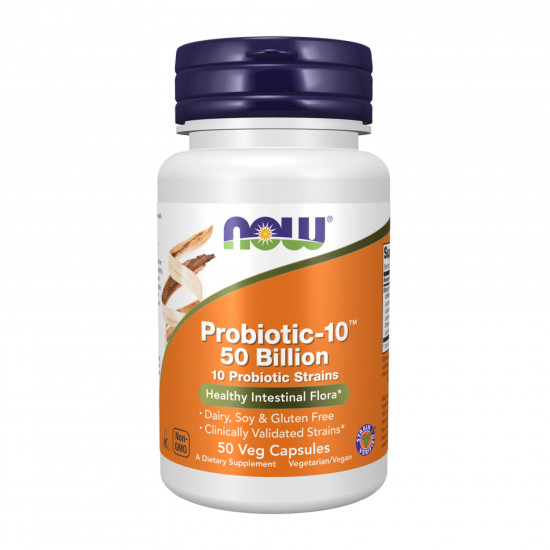 Now Foods Probiotic-10™ 50 Billion - 50 vcaps 2023-10-5242
