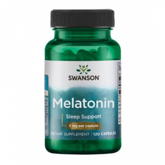 Swanson Melatonin 3 mg - 120 caps 100-51-9621563-20