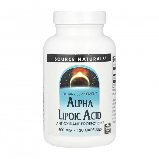 Source Naturals Alpha Lipoic Acid 600 mg - 120 caps 2023-10-6153 Source Naturals Alpha Lipoic Acid 600 mg - 120 caps 2023-10-6153